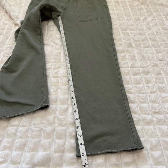 Aerie Small Green Sweatpants Sweat Lounge Pants Athleisure Straight Leg Casual - Picture 8 of 9